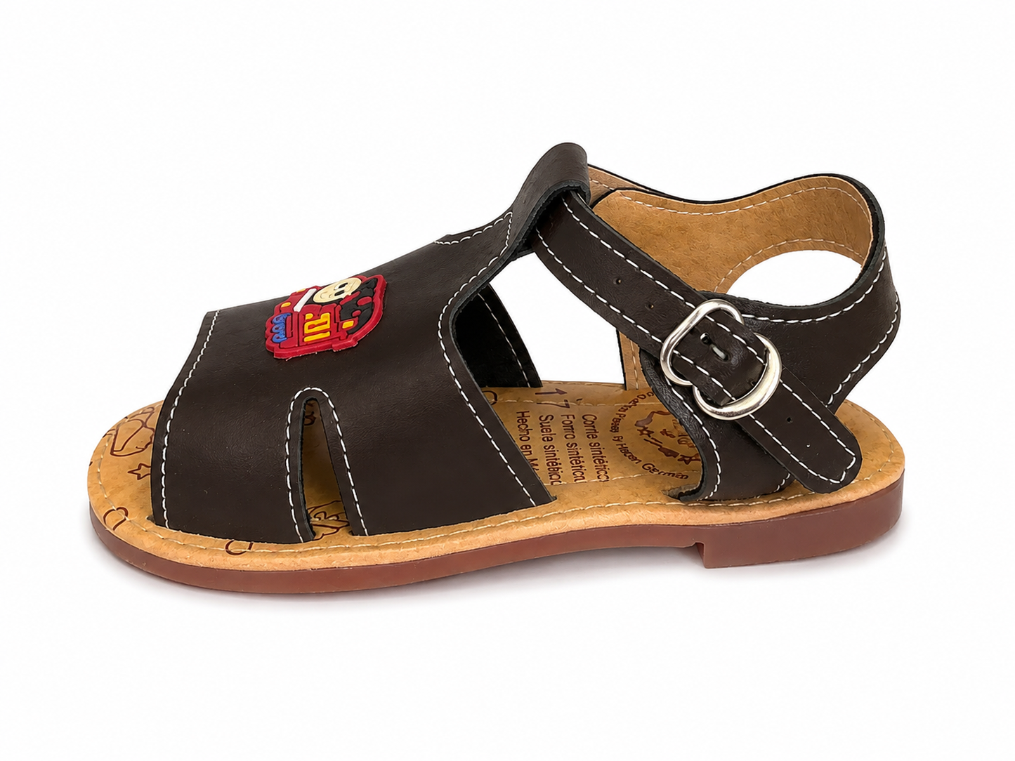 Huaraches niño OFERTA – café con diseño de tren 🚂🤎