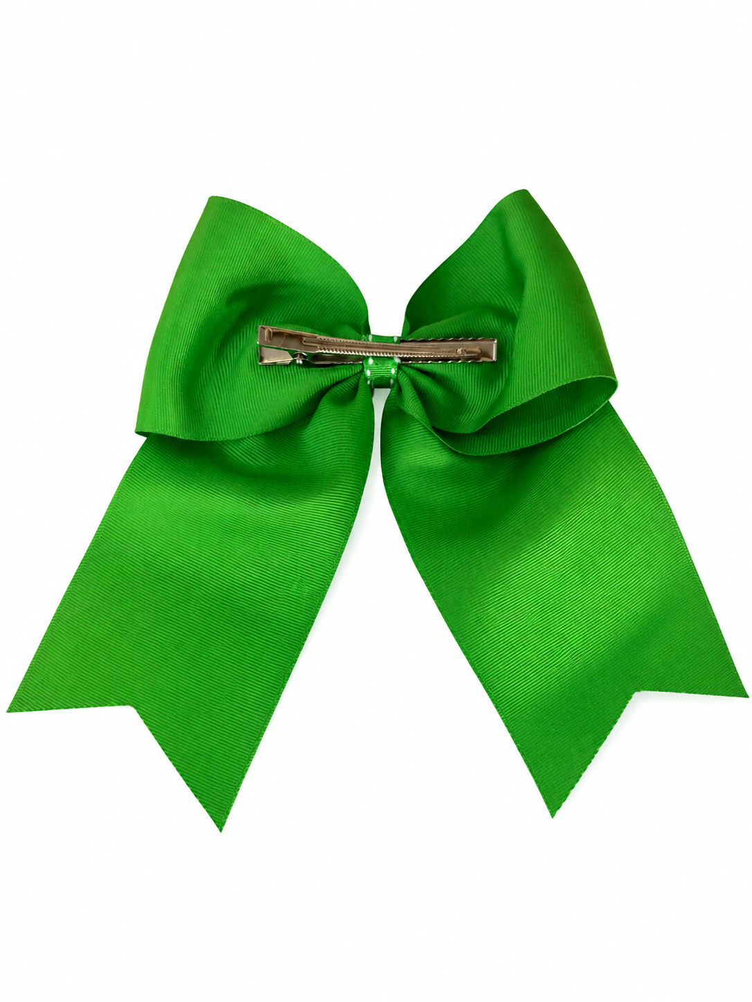 Moño niña verde con tiras largas