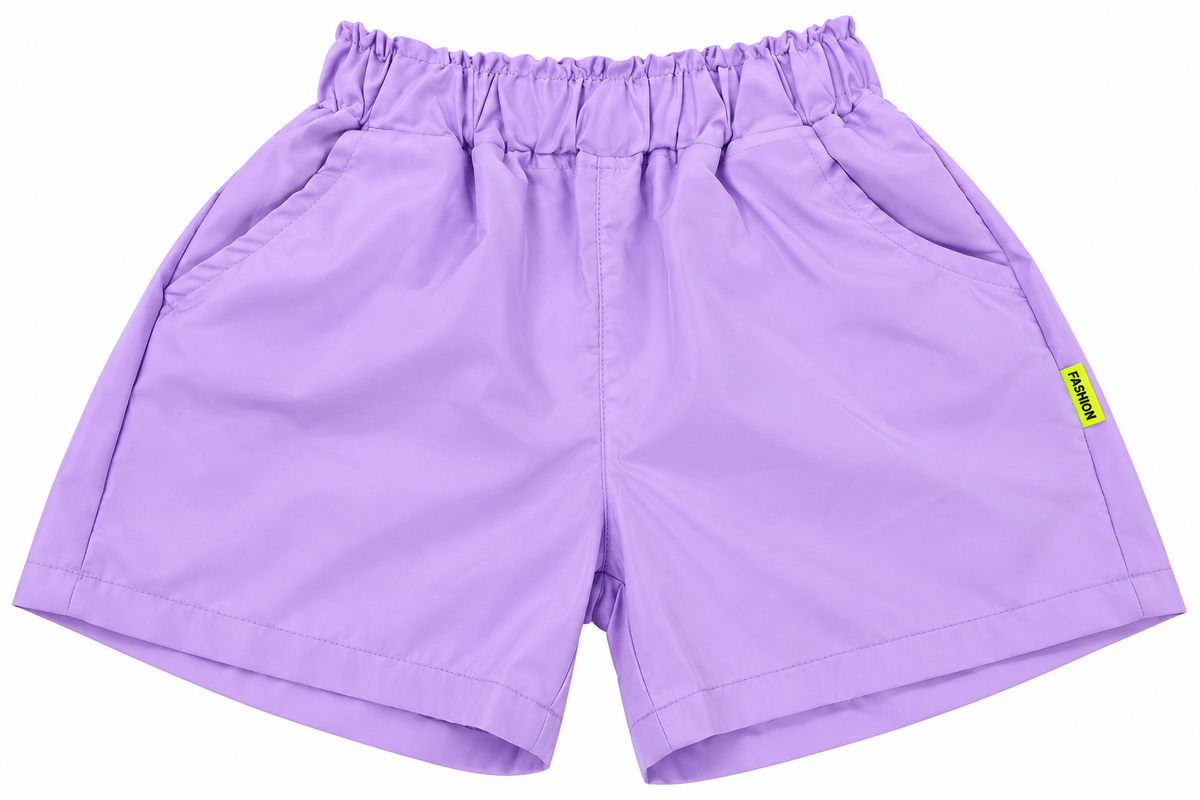 Short Niña con Cintura Elástica y Bolsillos 💜