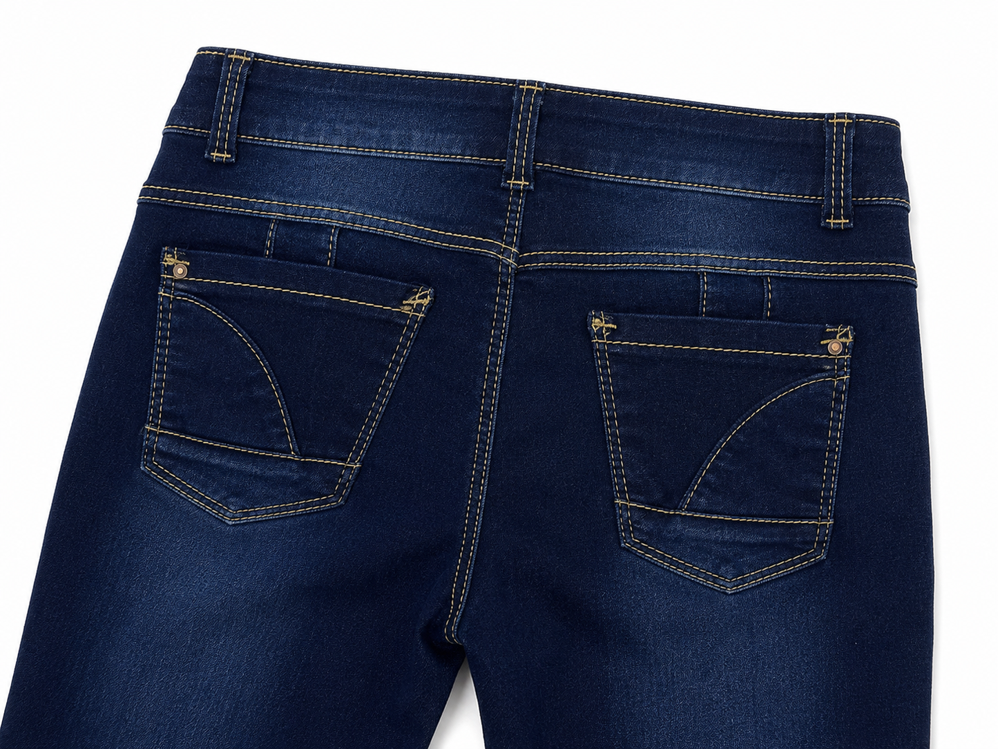 Pantalón de mezclilla para niña azul oscuro 💙