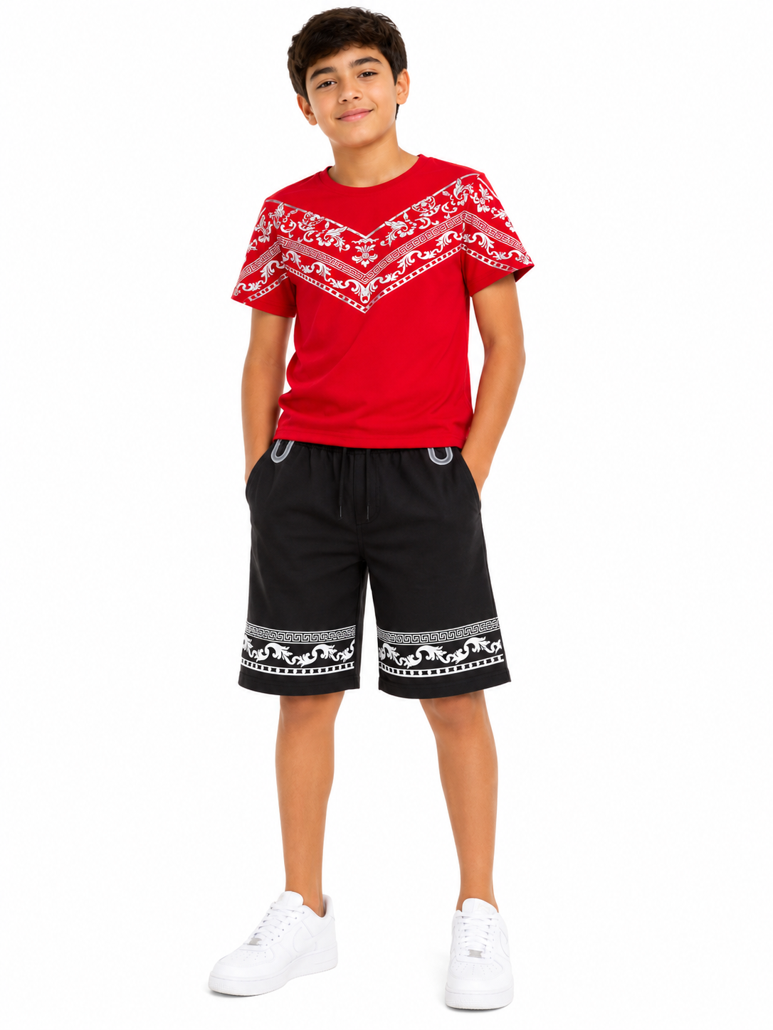 Set niño playera estampada + bermuda