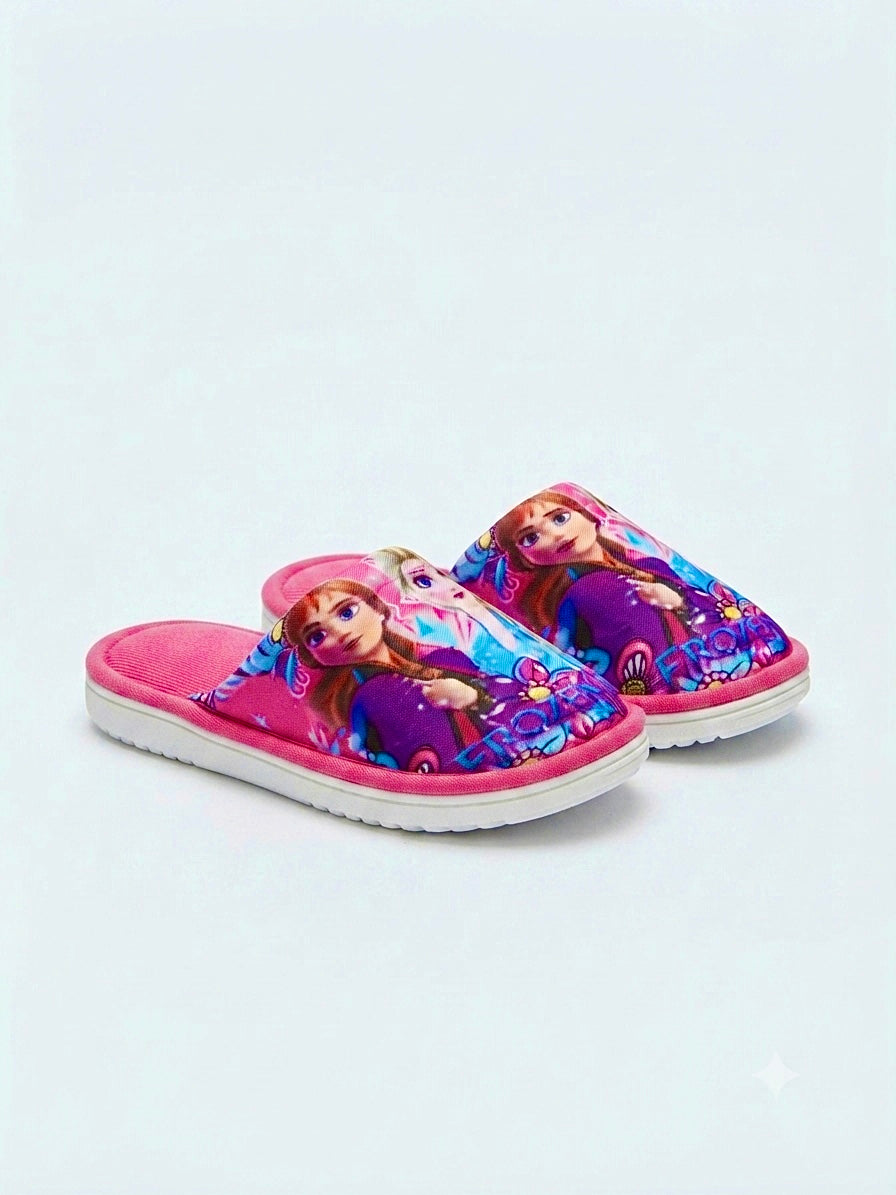 Pantufla Niña Reino de Hielo Rosa