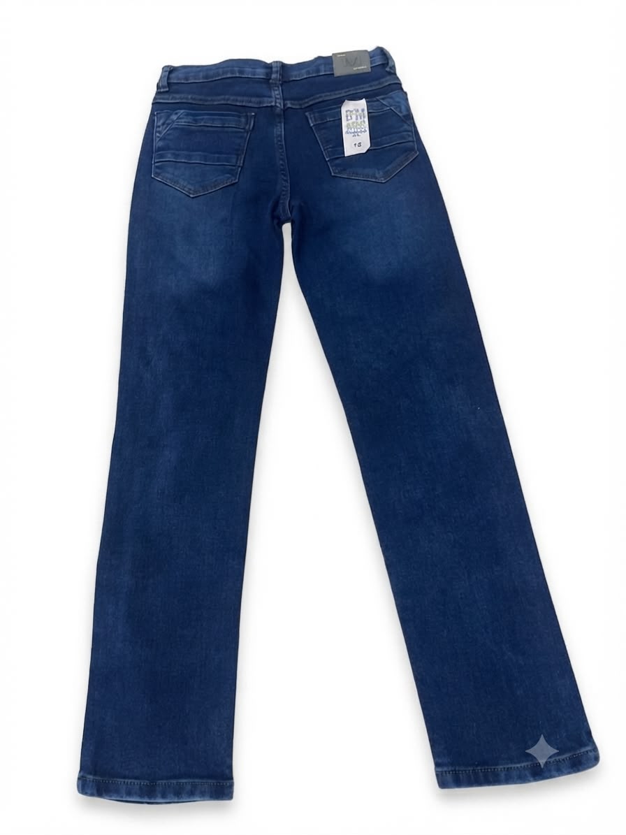 Pantalón Niño de Mezclilla Azul Medio