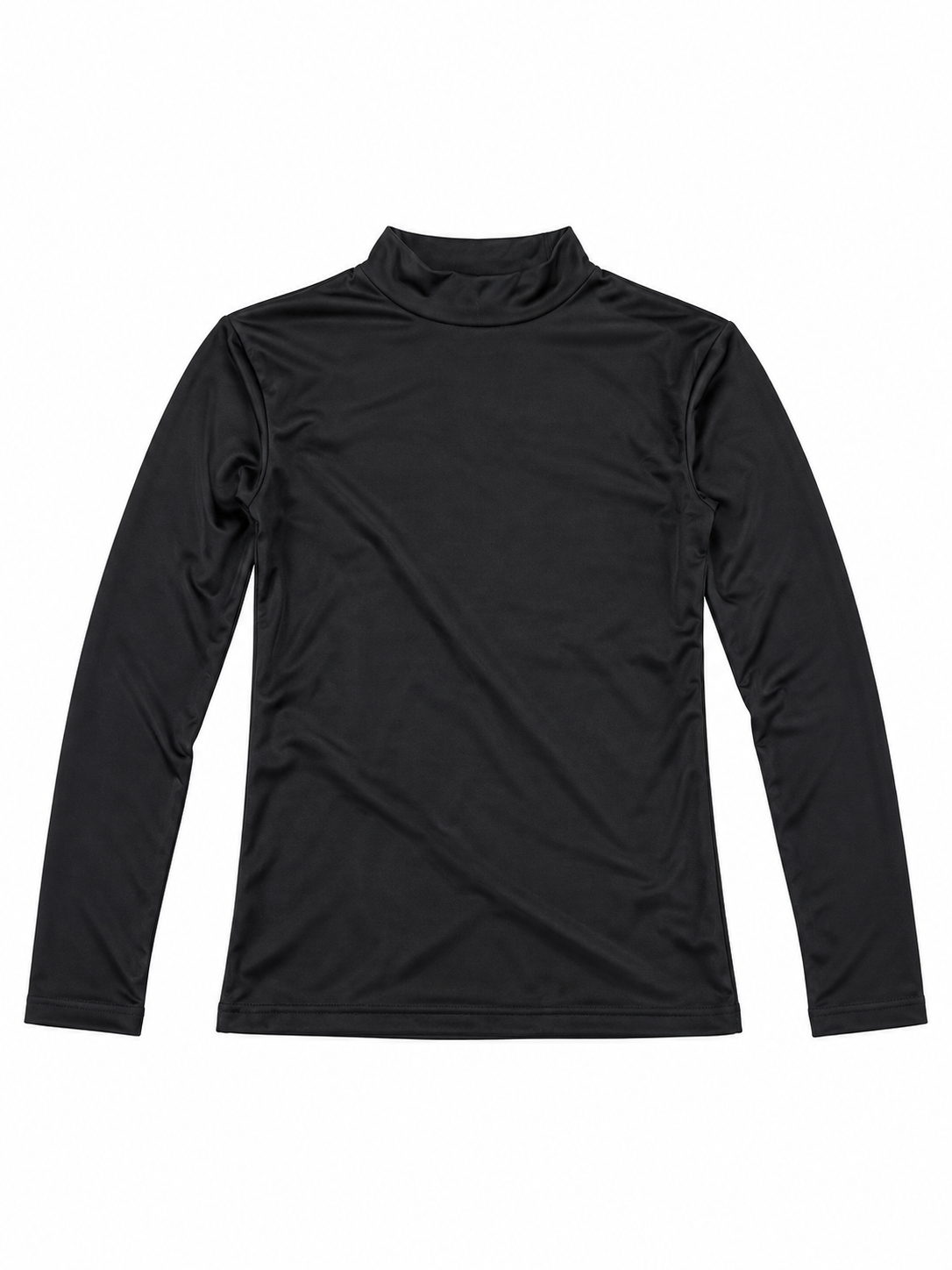Set dama de blusa cuello alto y falda a cuadros con abertura lateral