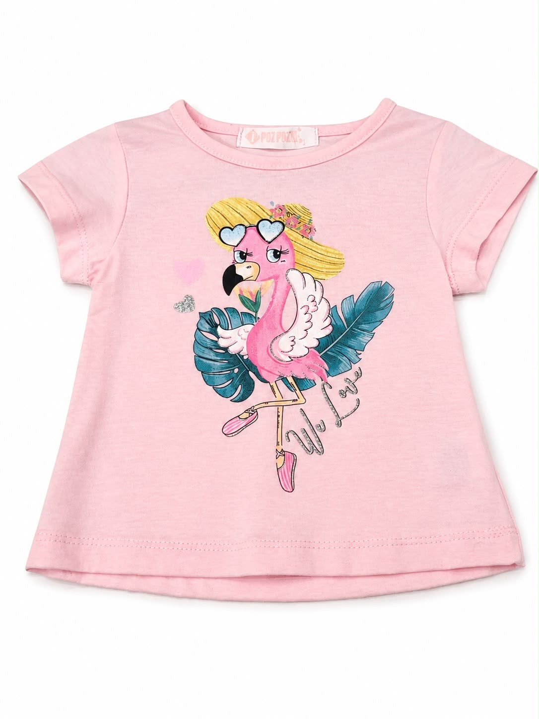 Set niña vestido tipo jumper con blusa