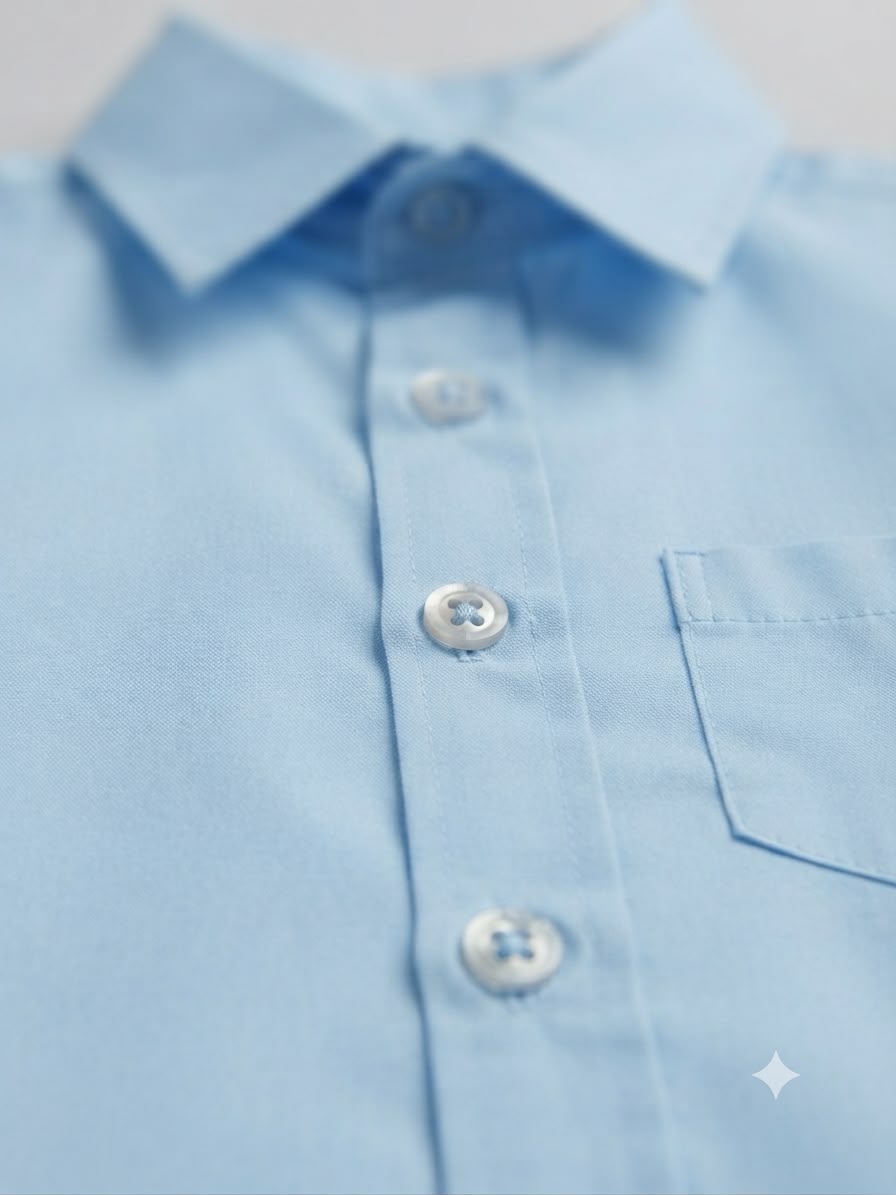 Camisa niño manga larga clásica