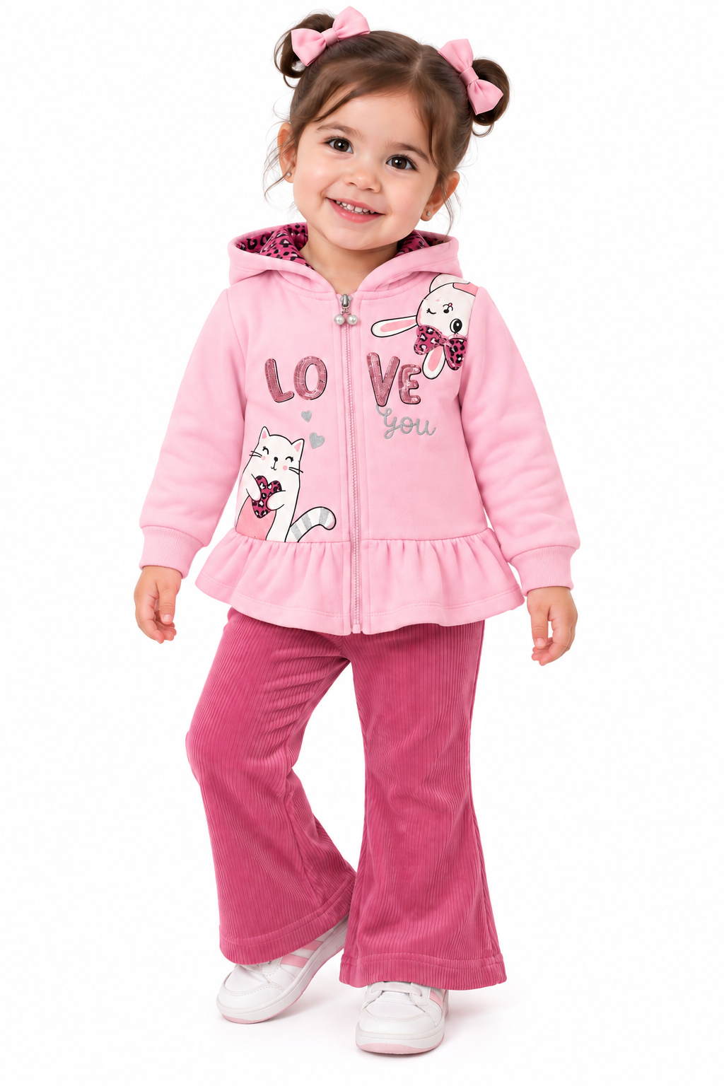 💕 Set Niña Dulce Love 3 Piezas