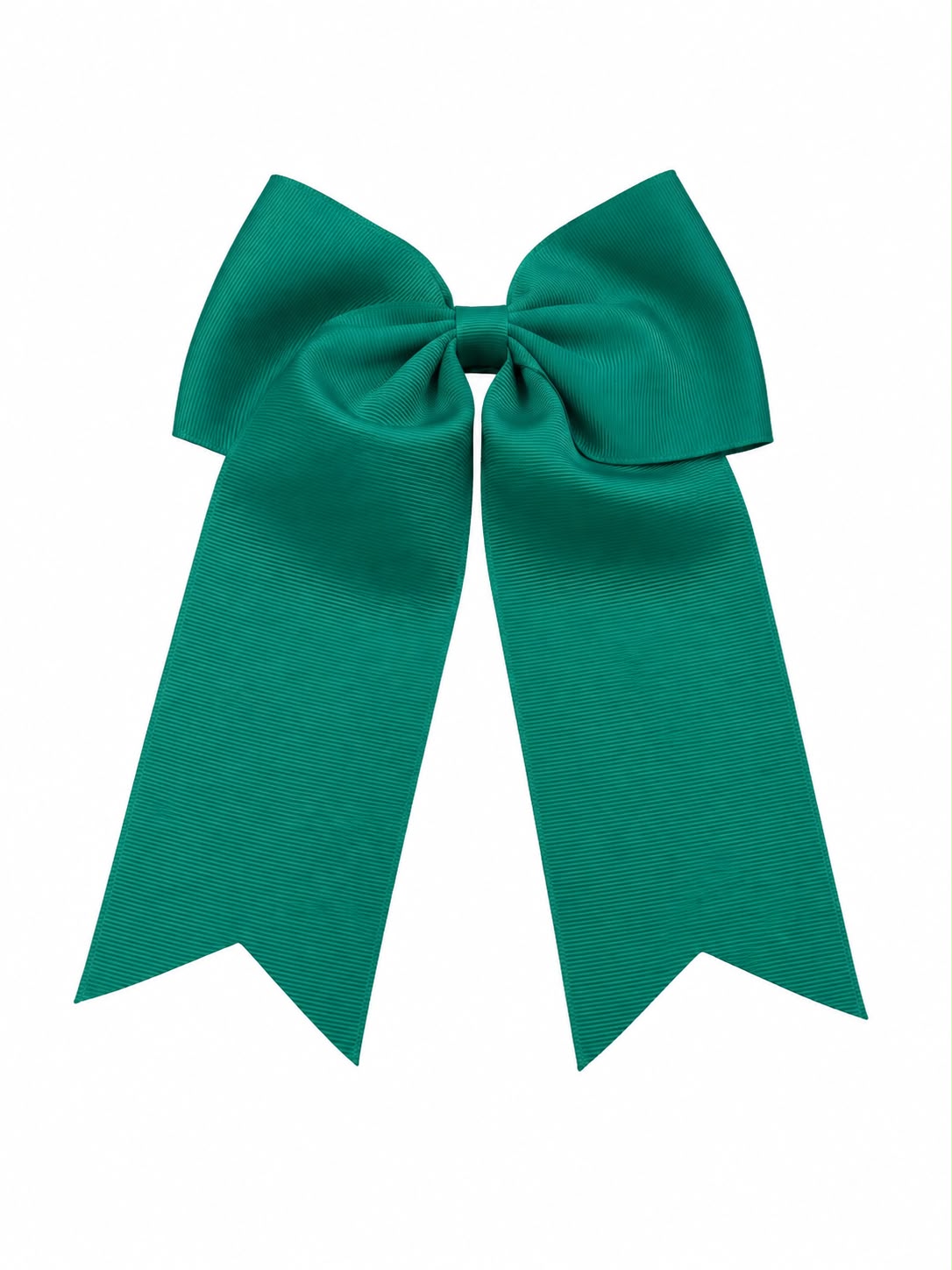 Moño niña verde con listones largos 🎀💚