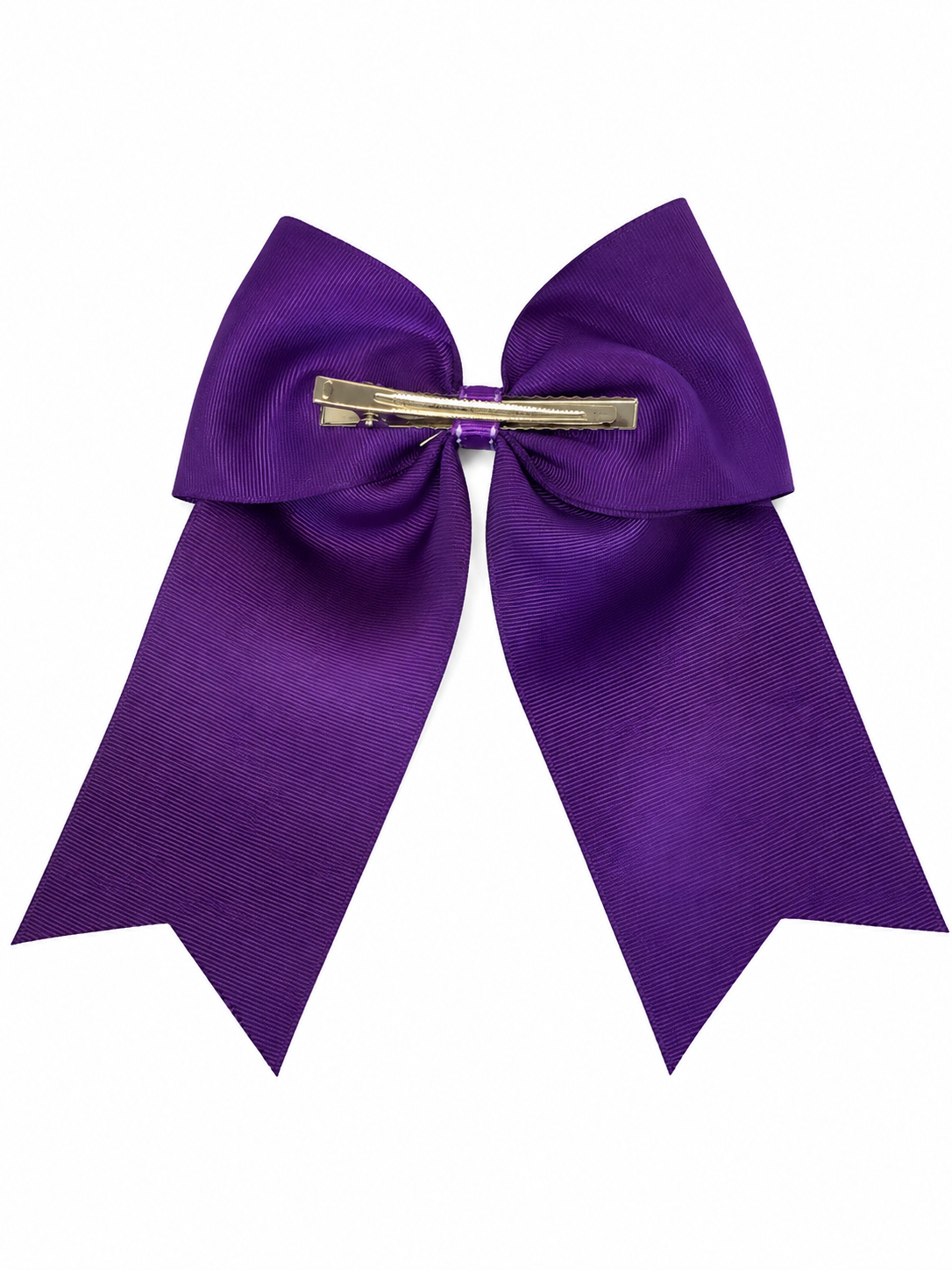 Moño niña elegante morado con pedrería