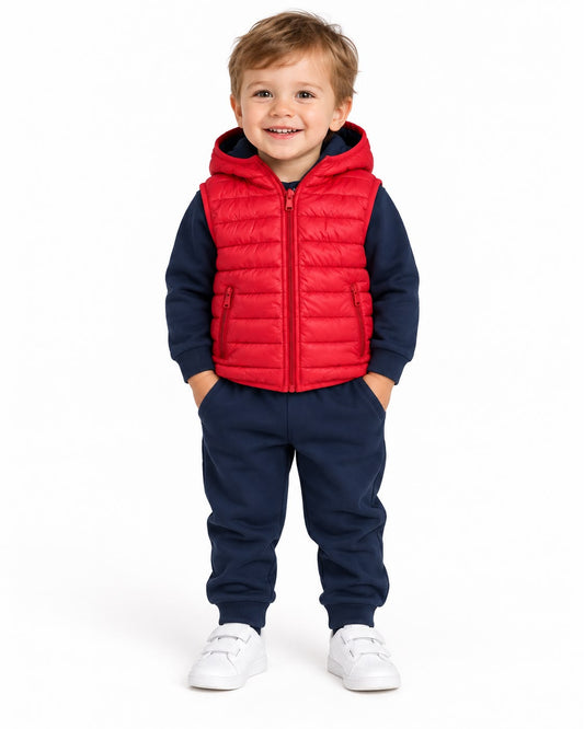 Set niño 3 piezas con chaleco