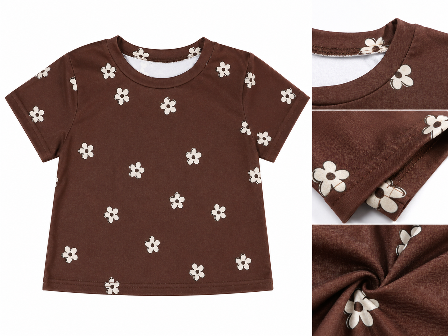Blusa niña estampado de flores