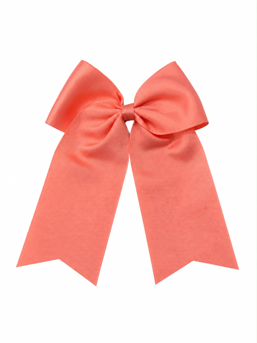 Moño niña coral con tirantes largos 🎀🩷