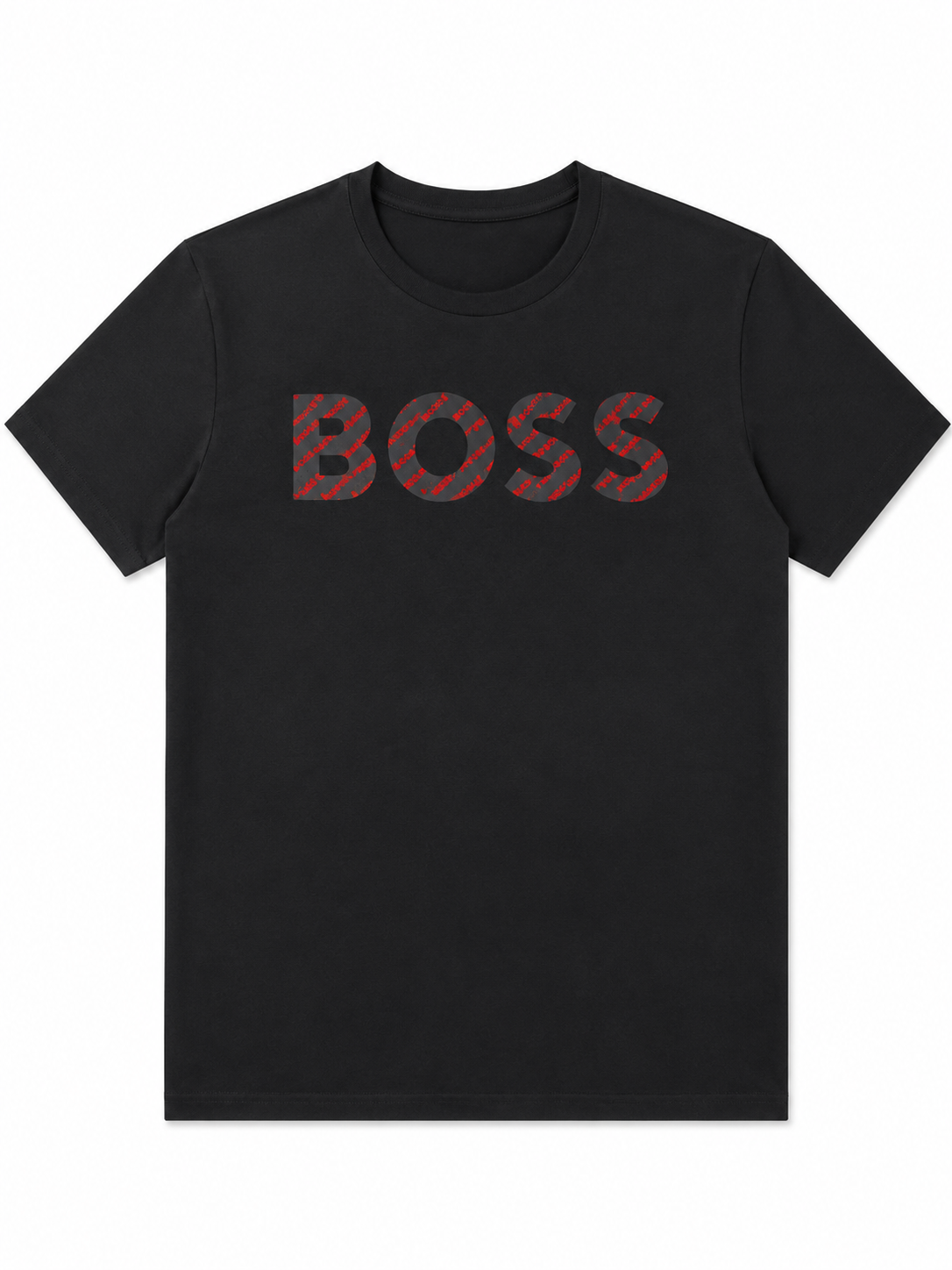 Playera caballero negra cuello redondo  B@SS