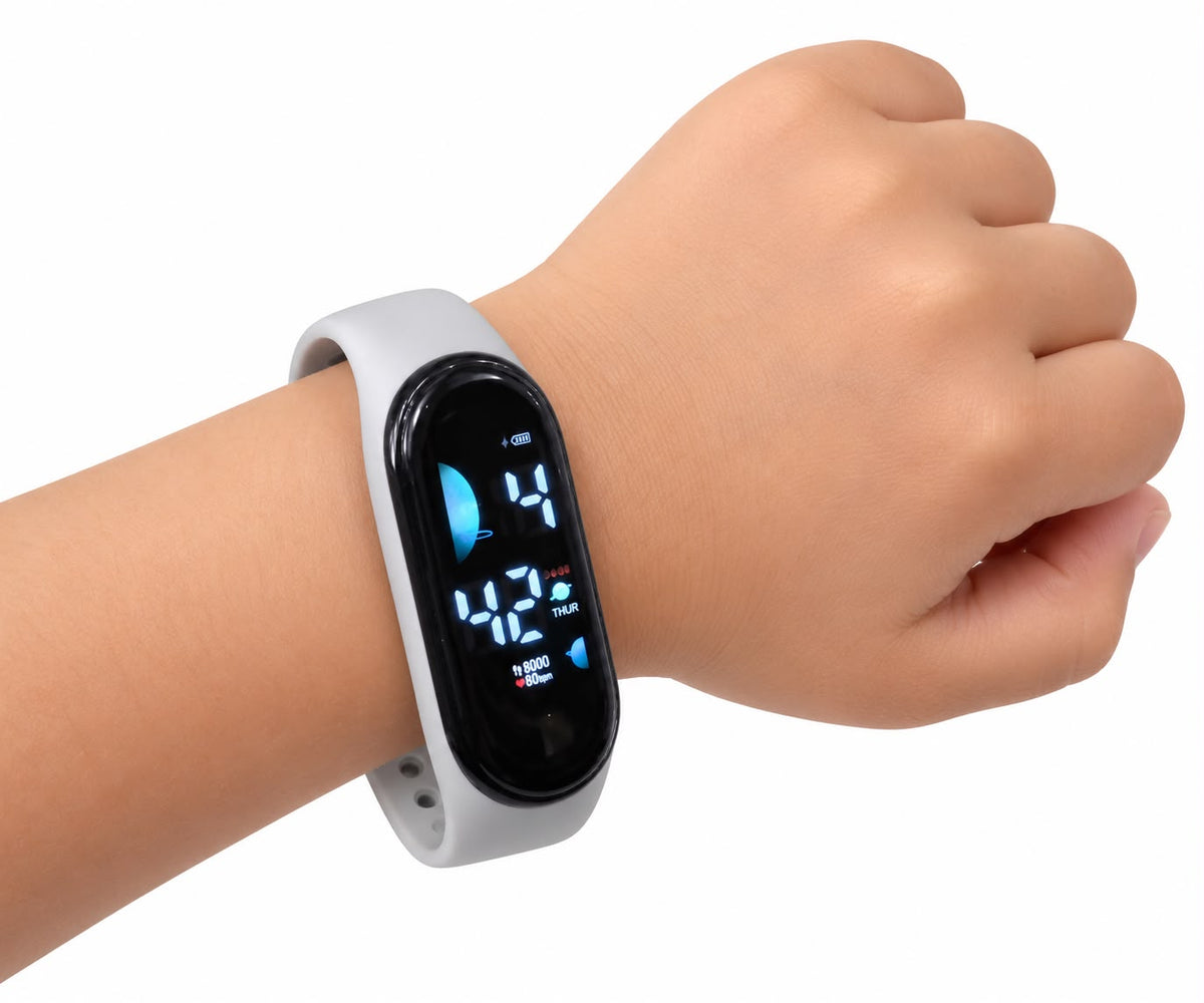 Reloj infantil digital con pantalla LED
