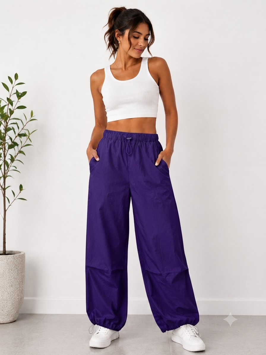 Pantalón dama Palazzo Morado 💜