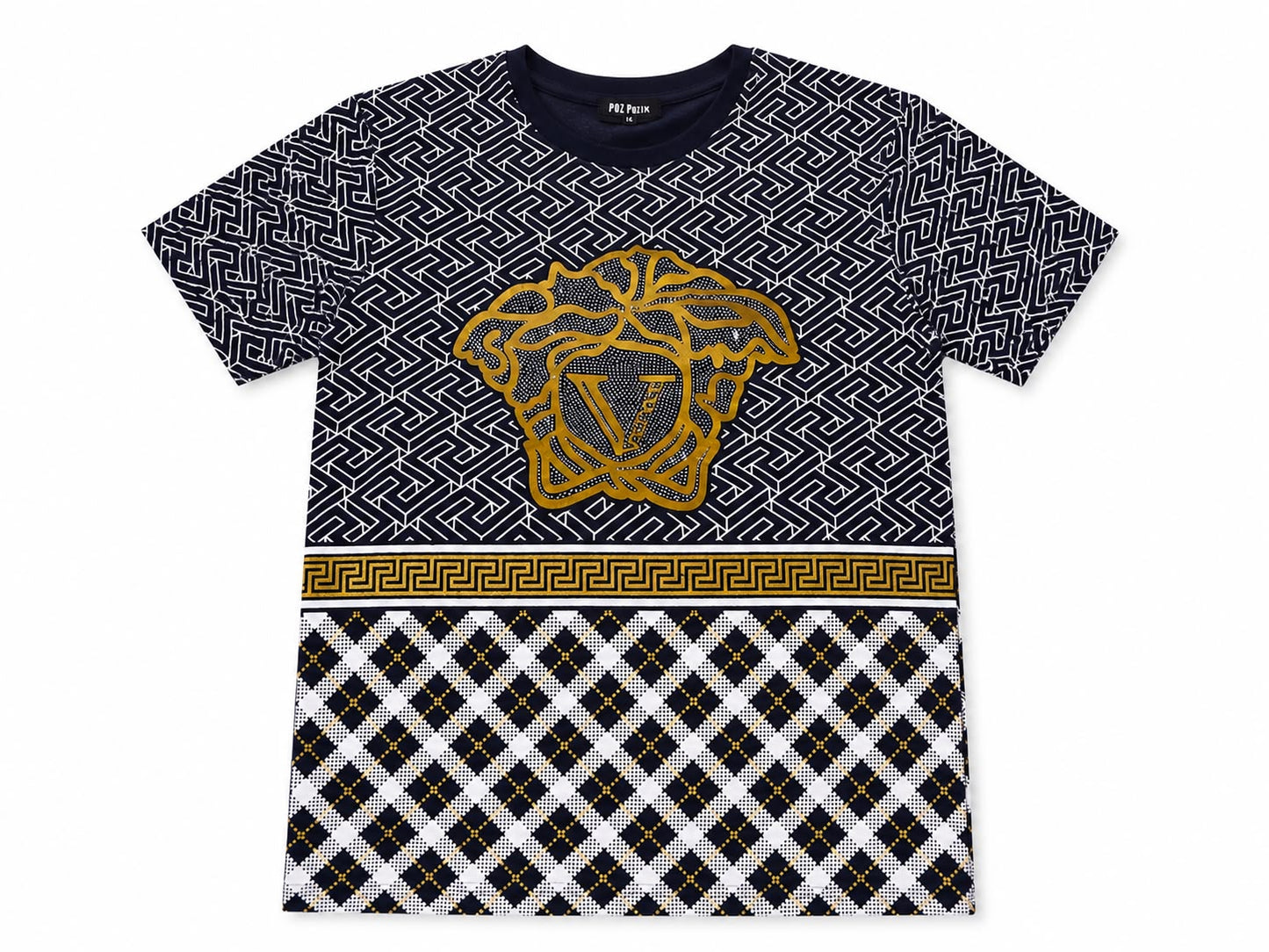 Set niño playera estampada negra con short negro