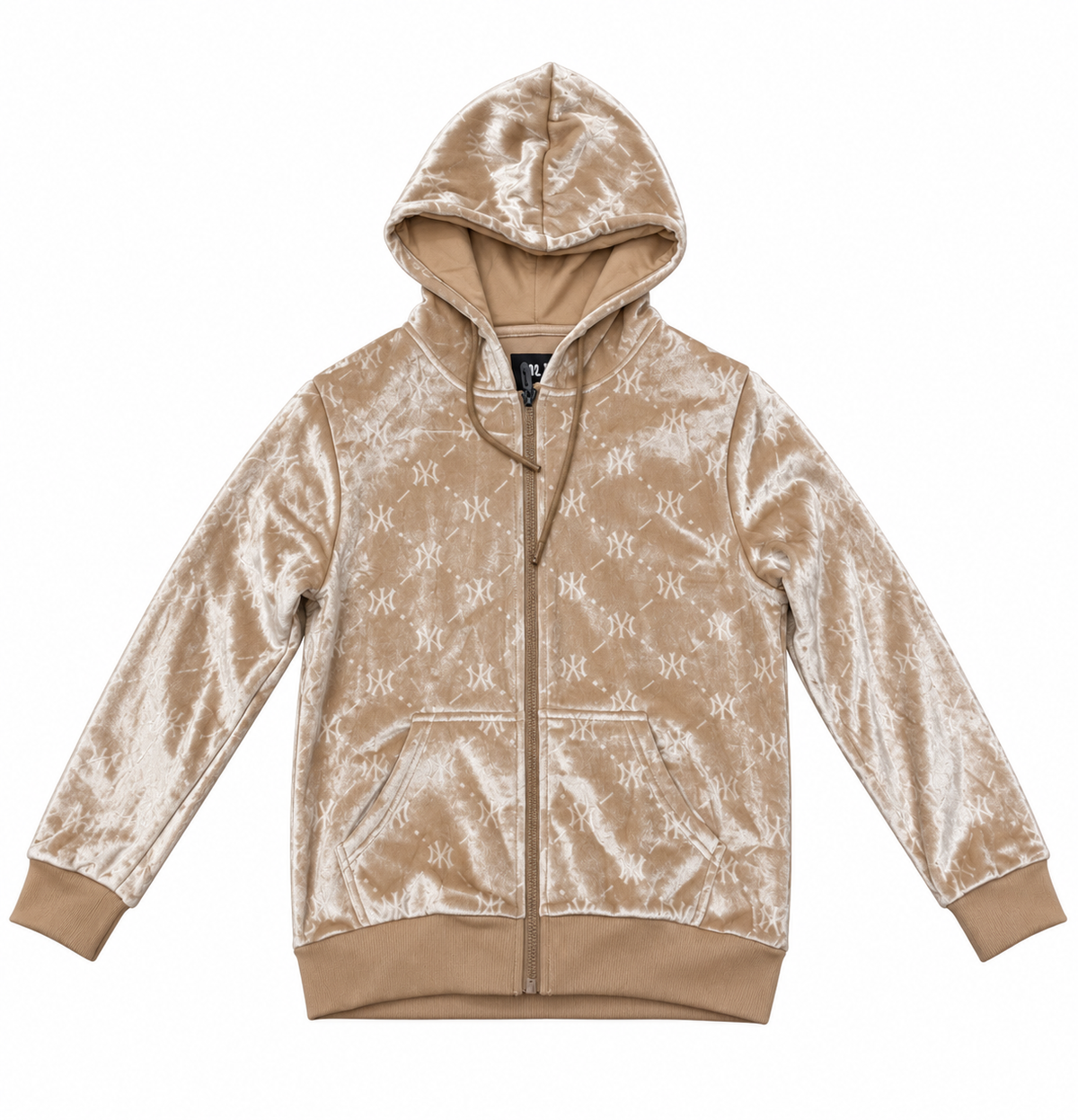 Set niña de 2 piezas en tono beige con estampado monograma 🤎✨
