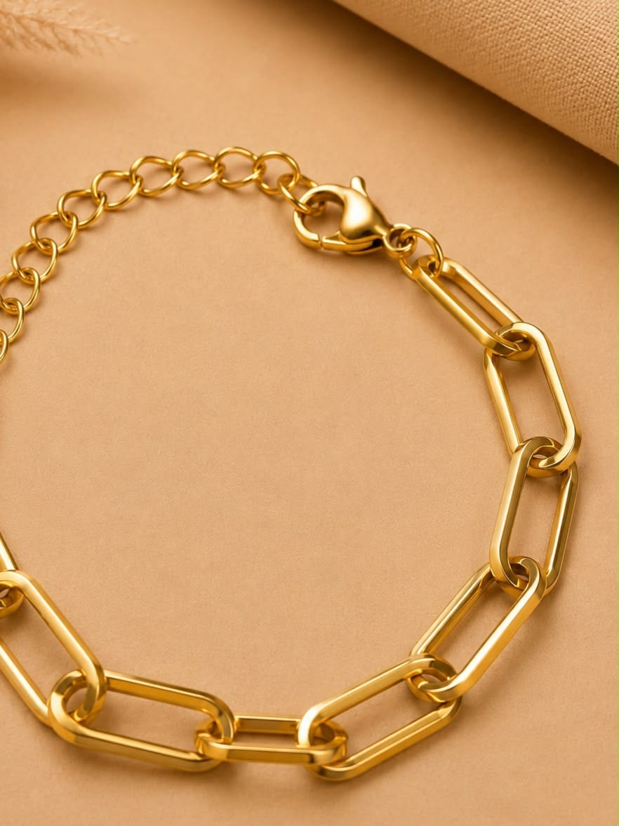 Pulsera Dama eslabones dorados