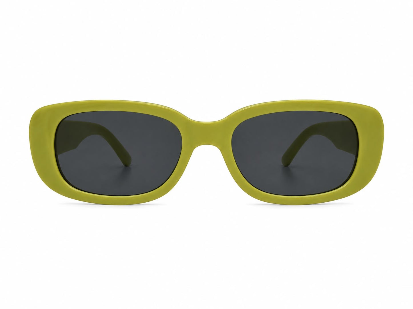 Lentes Dama rectangulares verde olivo