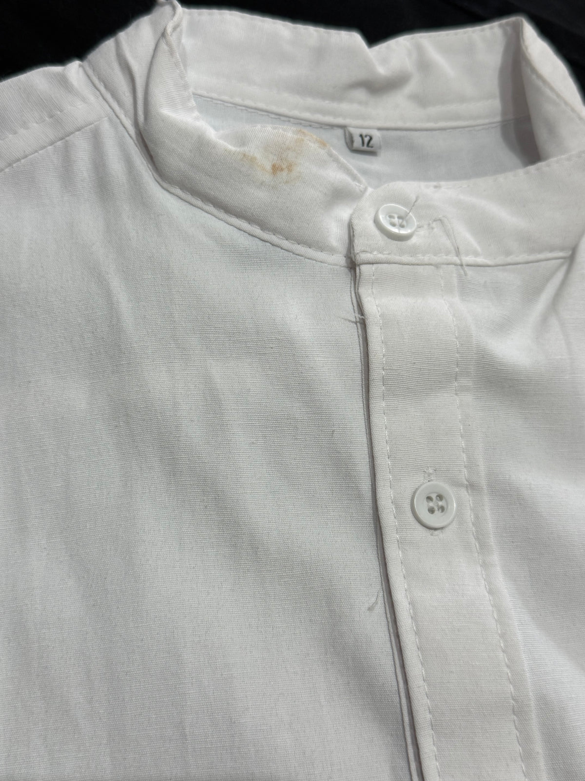 OFERTA | Camisa niño blanca cuello mao