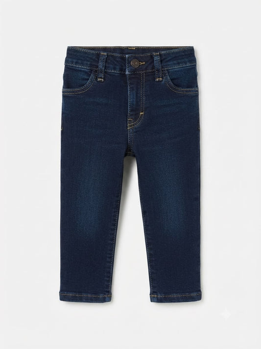 Pantalón niño mezclilla azul oscuro