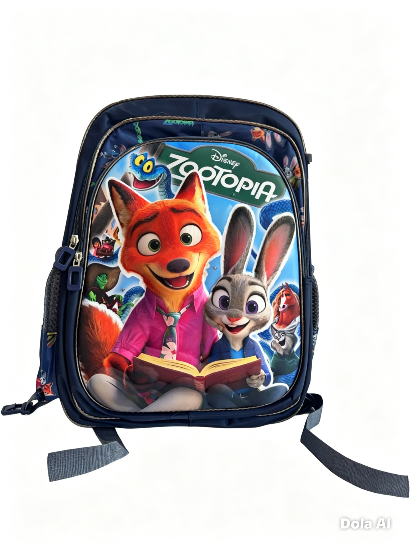 Mochila escolar diseño ANIMALITOS DE CIUDAD