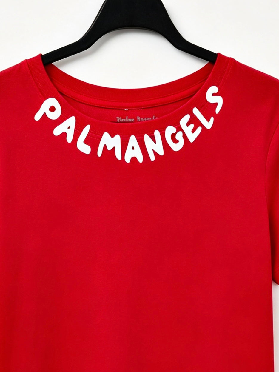 Playera Caballero chica redondo P@LM @NGELS rojo