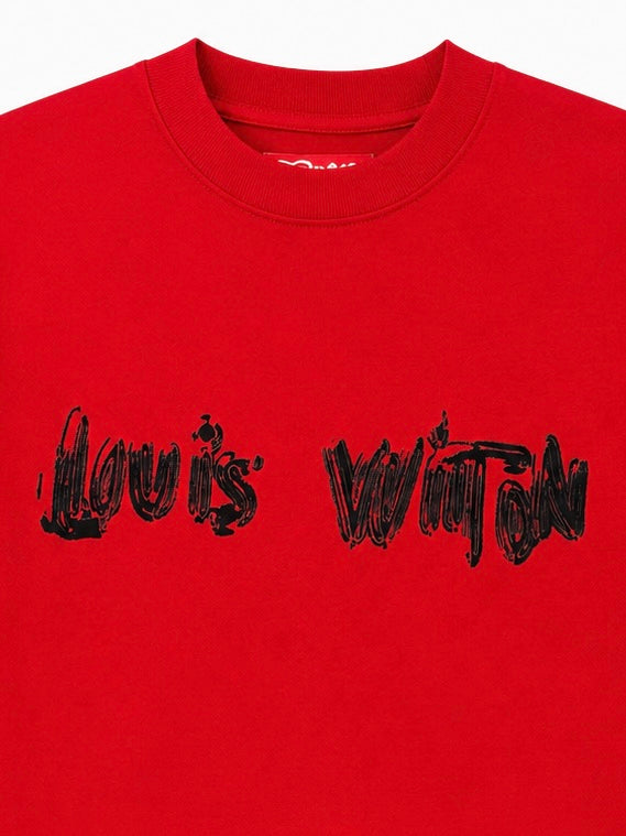 Playera caballero chica redondo L@COSTE rojo