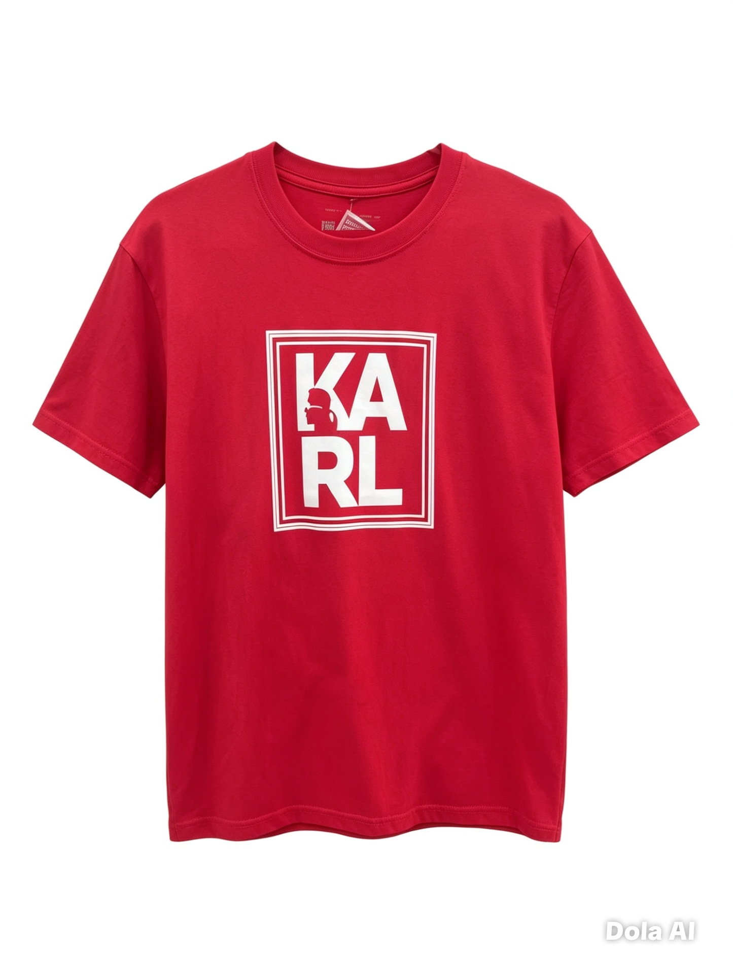 Playera caballero Extra Grande XL K@RL L@GERF@LD ROJA