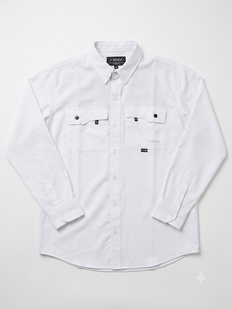 Camisa caballero XL Extra Grande M@JA blanca