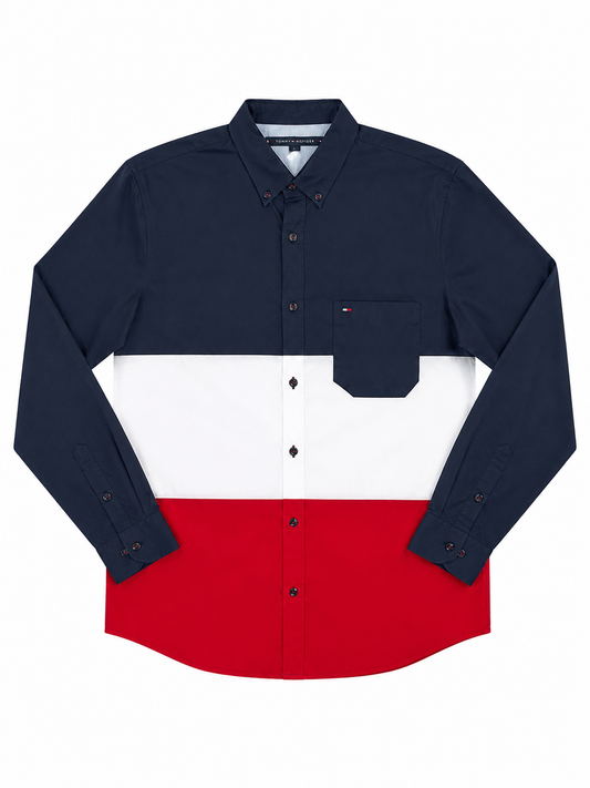 Camisa caballero XL Extra Grande T@MMY HILFIG@R Tricolor