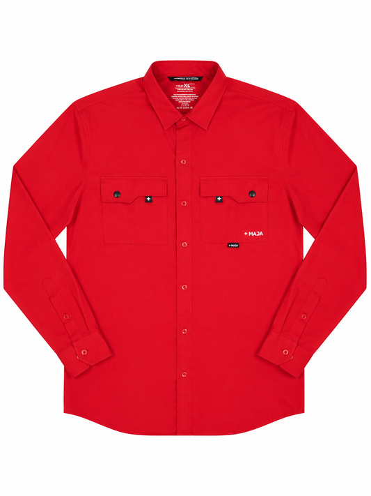 Camisa caballero XL Extra Grande M@JA roja