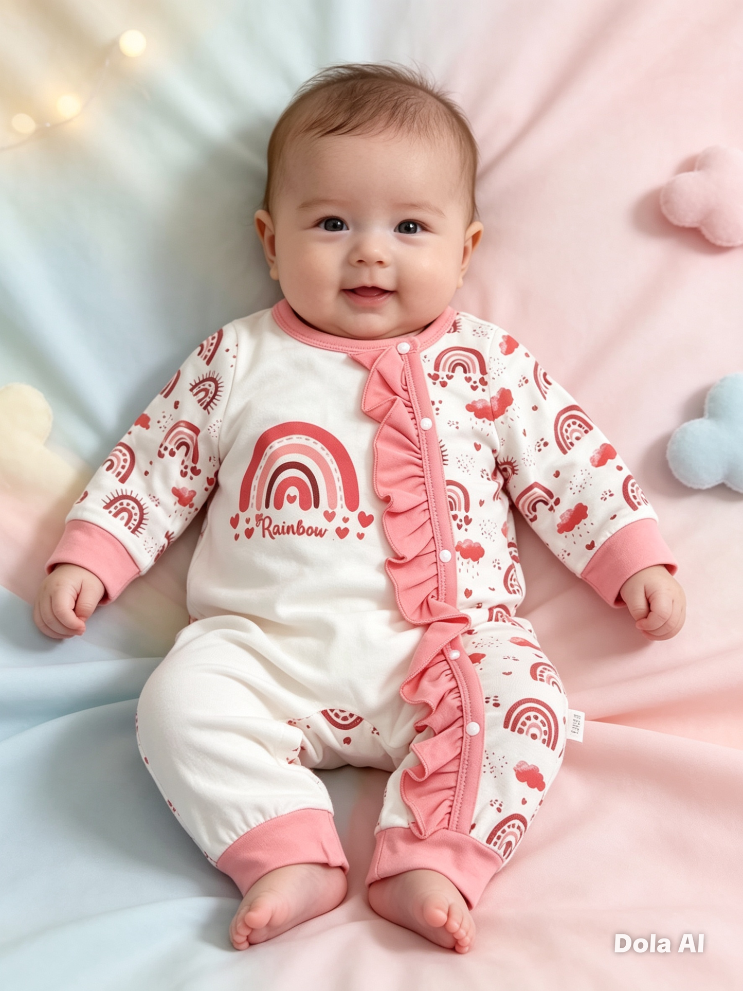 Set Arcoíris Rosa para Bebé 🌈💖 niña meses