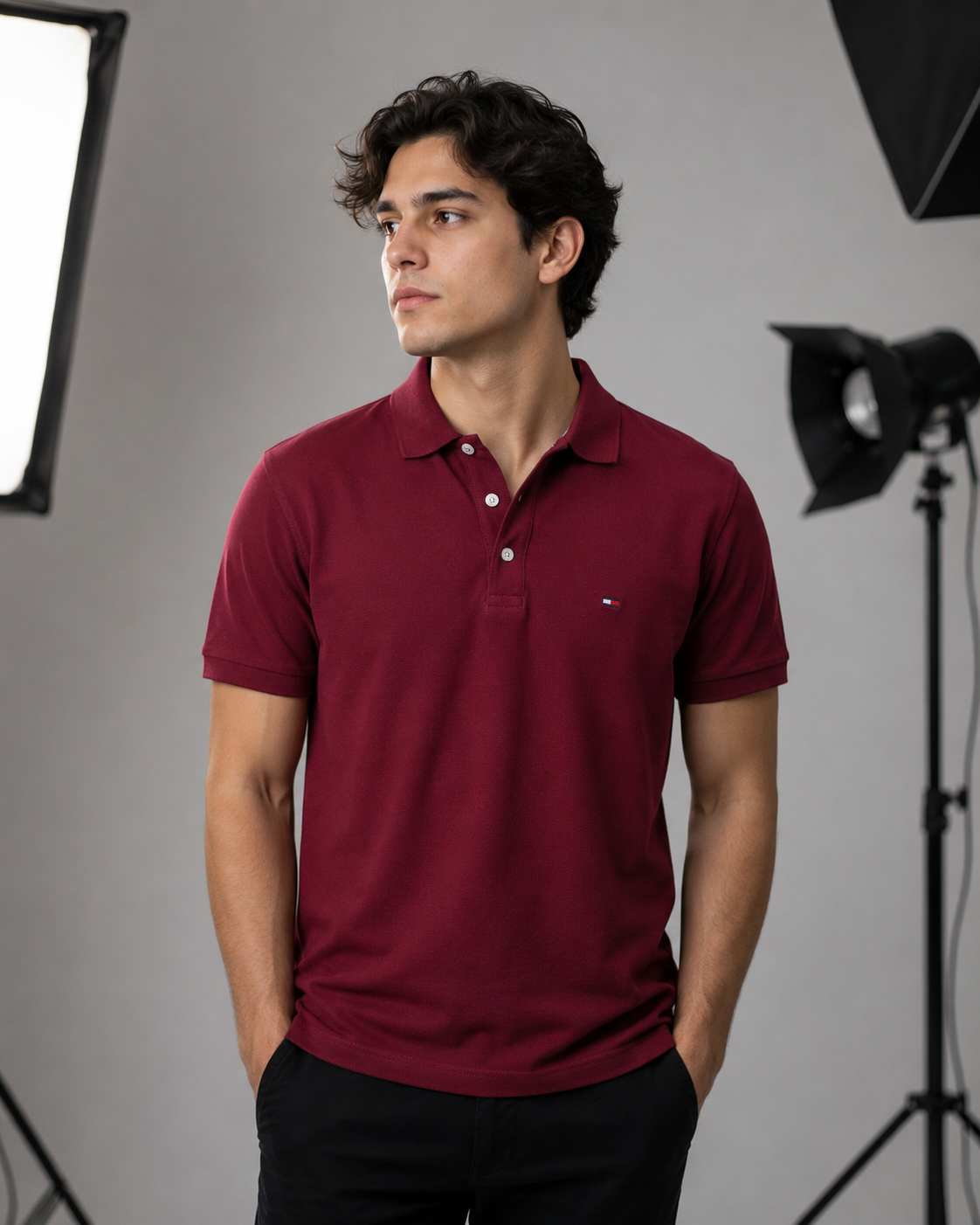 Playera Caballero chica T@MMMY HILFIG@R TINTA