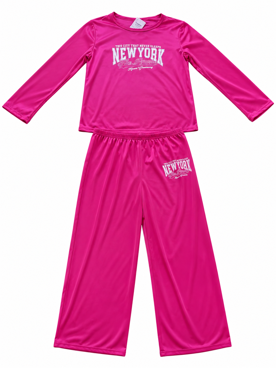 Pijama Dama New York Rosa