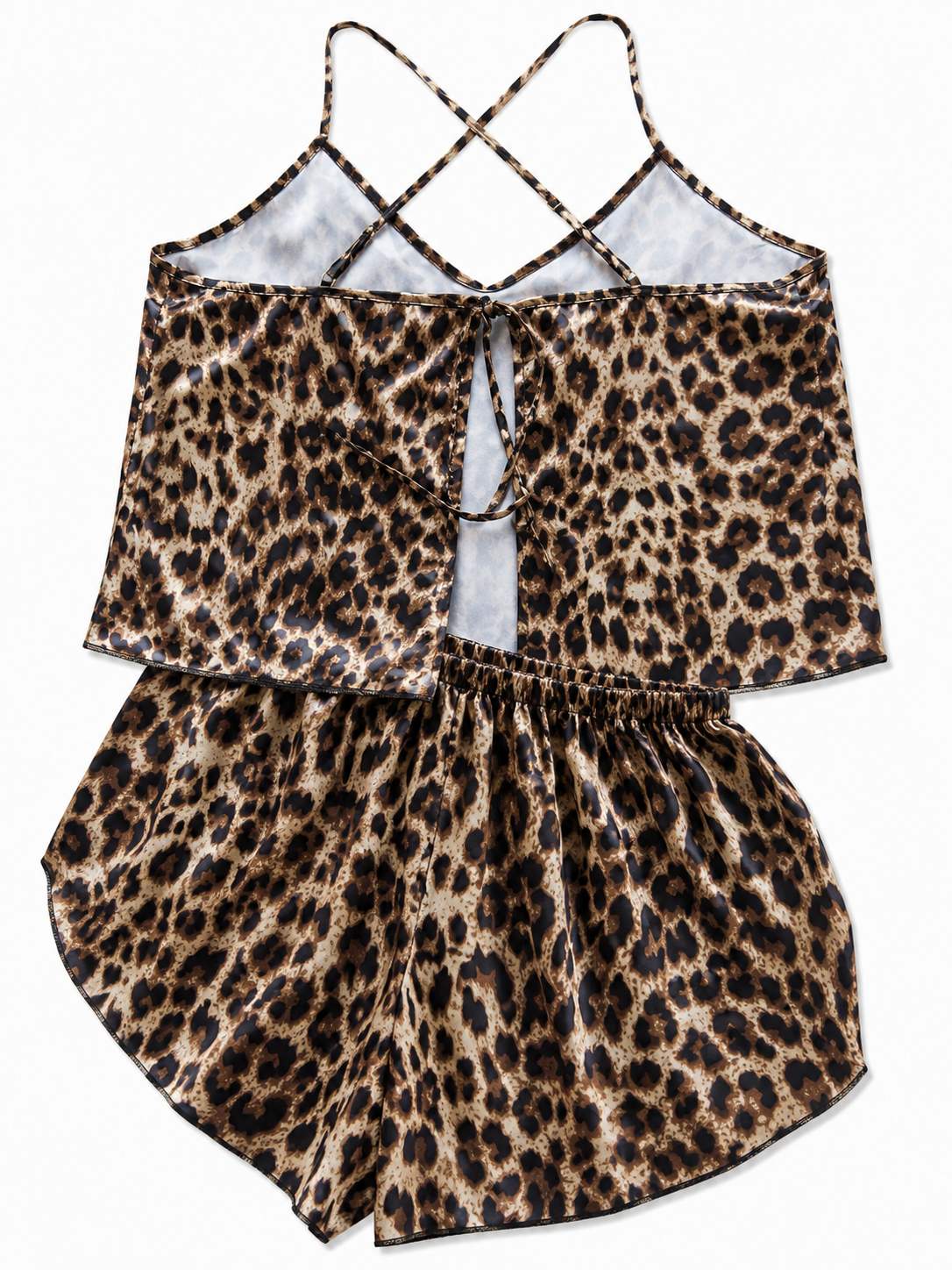Pijama Dama Satinada Animal Print