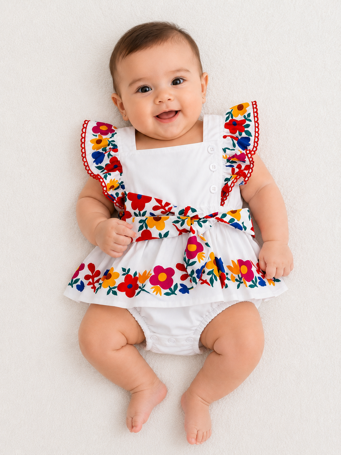 Conjunto Floral para Bebé❤️ NIÑA MESES
