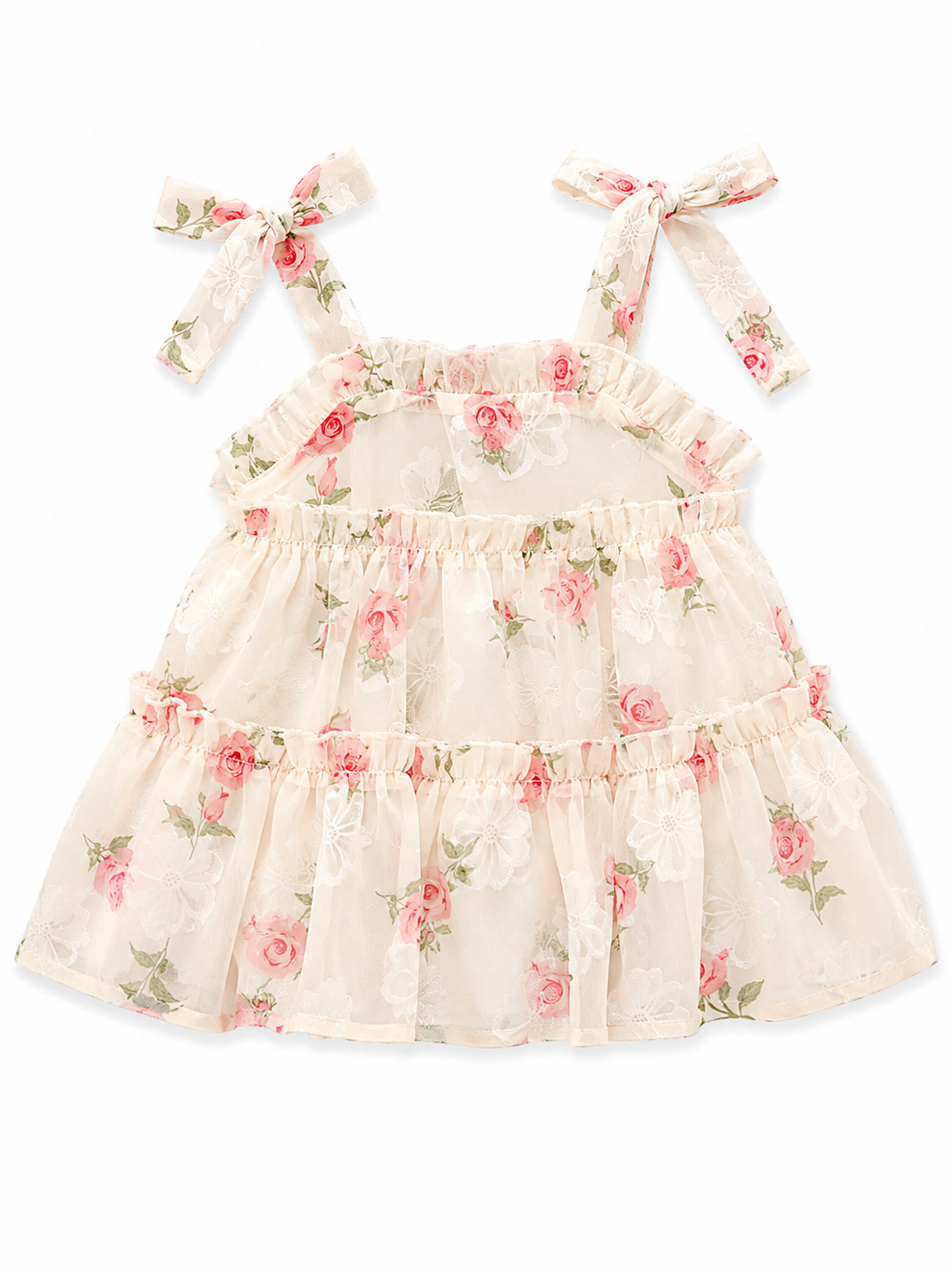 🌸 Vestido Floral Romántico para Bebé 🌸 NIÑA MESES