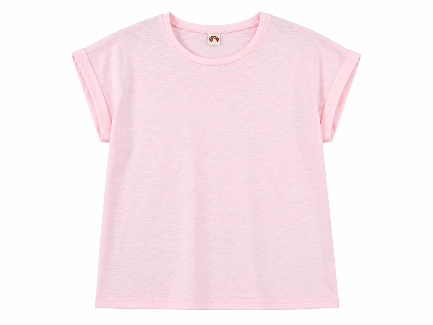 Blusa niña rosa básica de manga corta