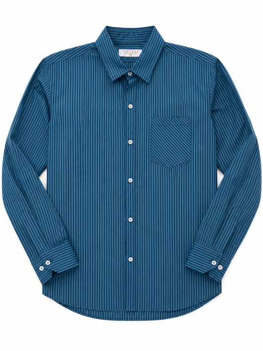 Camisa caballero grande FIFF@RS azul con negr@