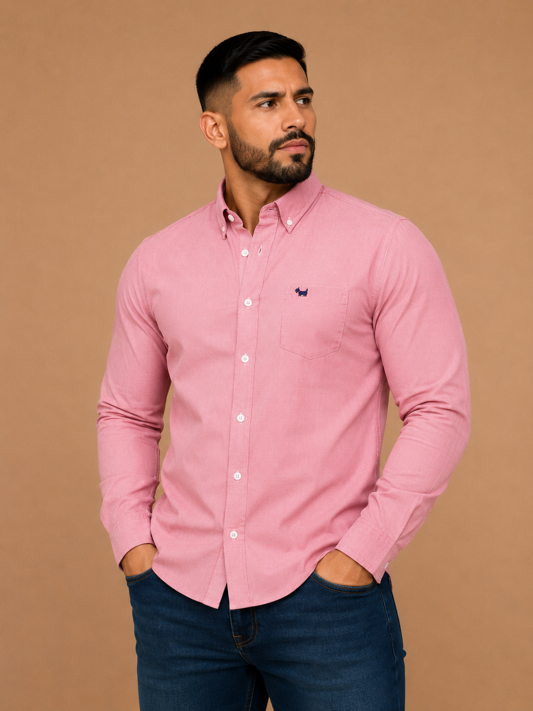 Camisa caballero grande FERRI@RI rojo