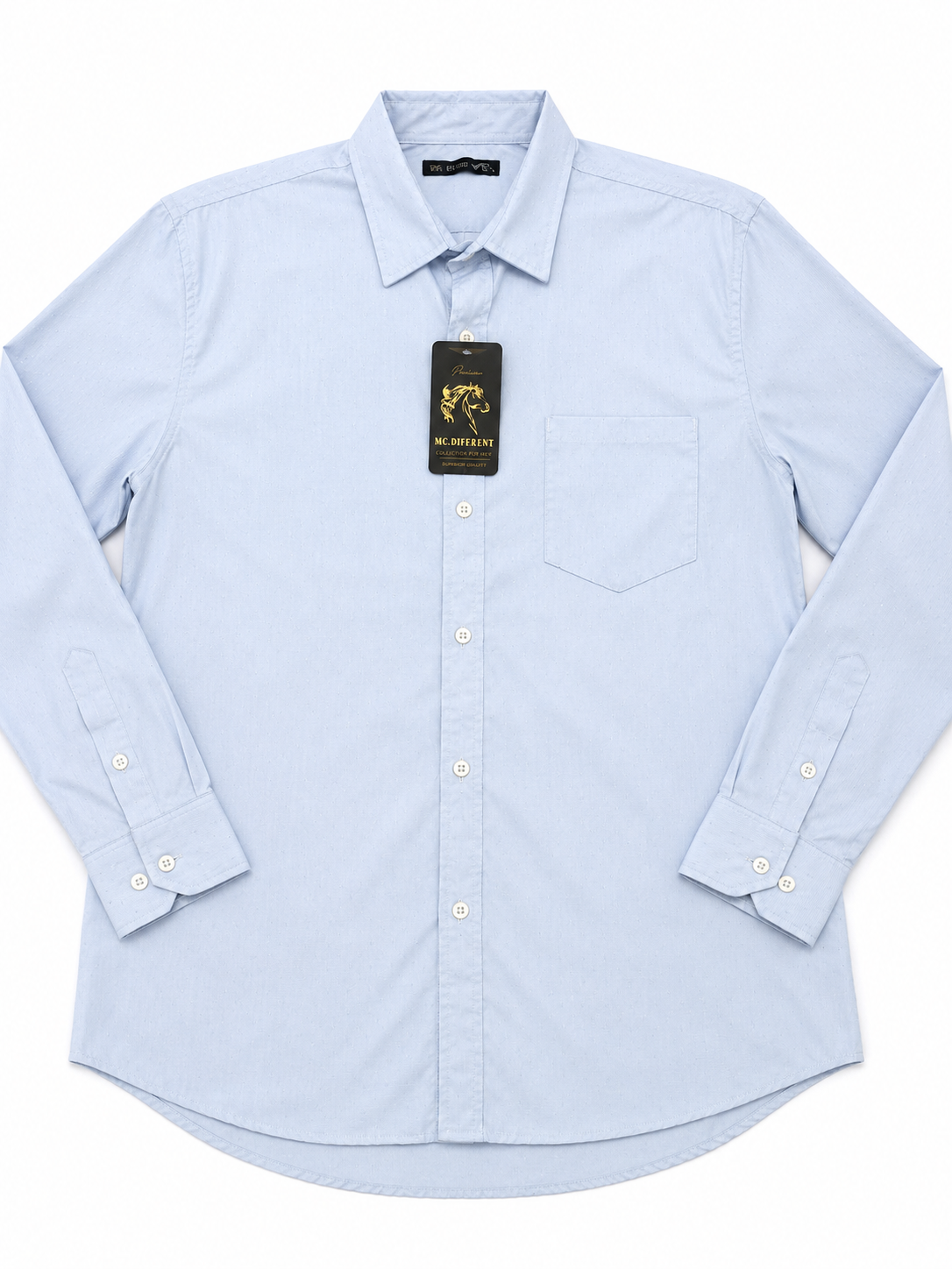 Camisa de Caballero grande  MC.DIFERENT@ azul cielo
