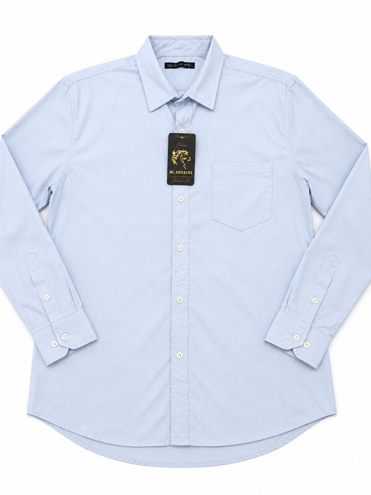 Camisa de Caballero grande  MC.DIFERENT@ azul cielo