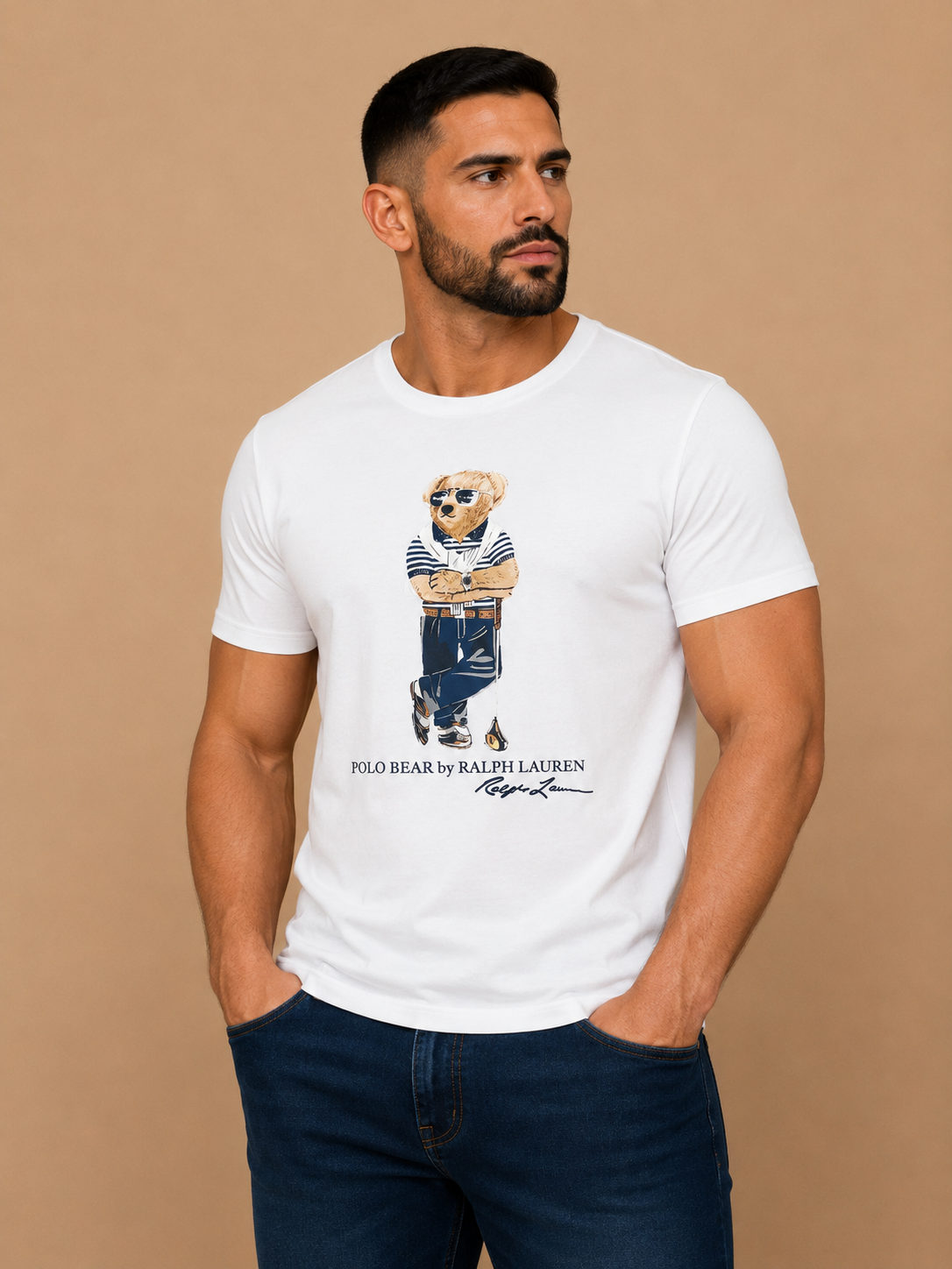 Playera caballero Grande POL@ oso