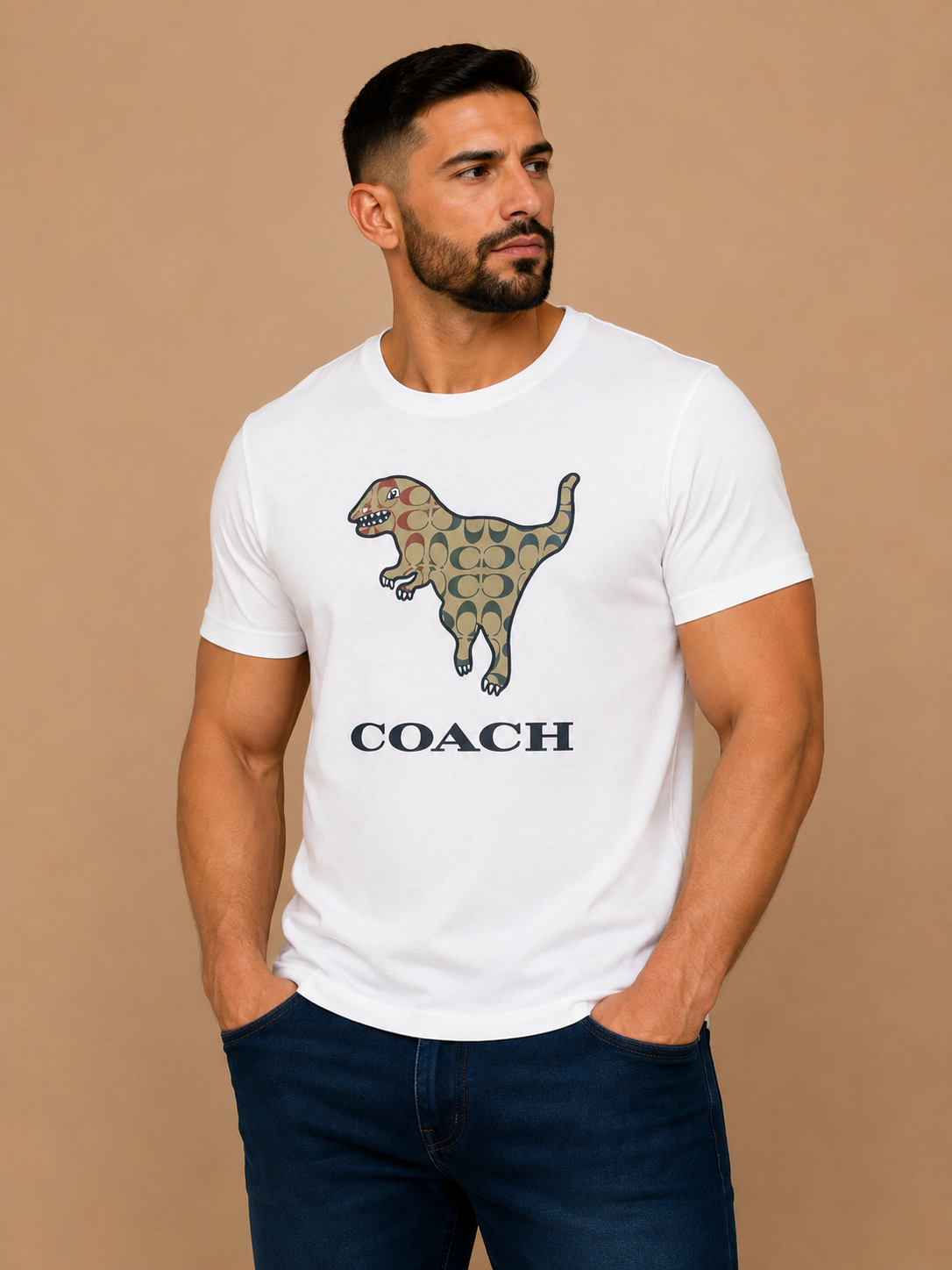 Playera caballero Grande DINOSAURIO C@ACH
