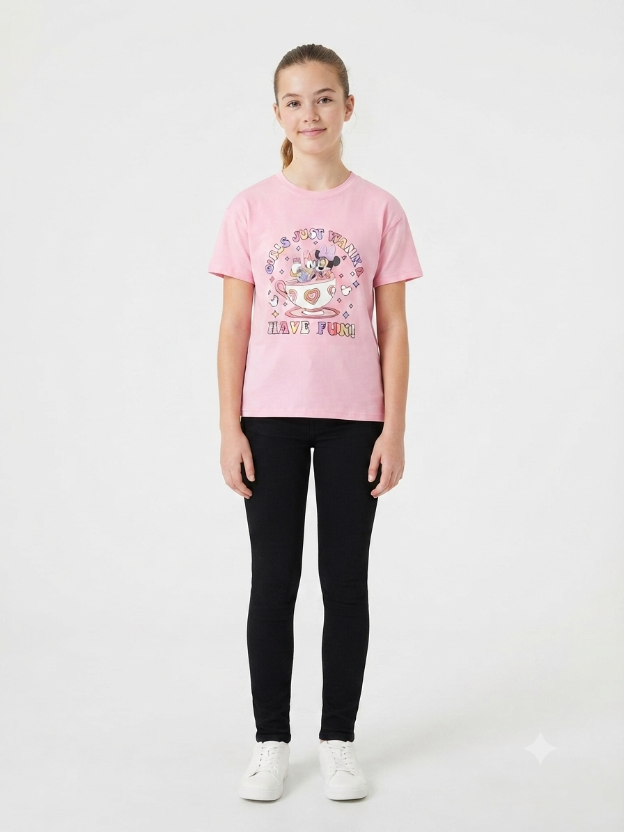 Blusa niña Minnie y patito
