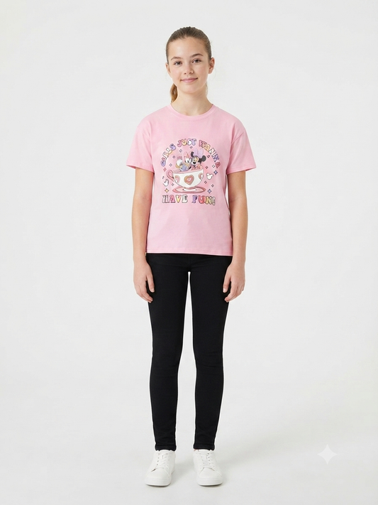 Blusa niña Minnie y patito