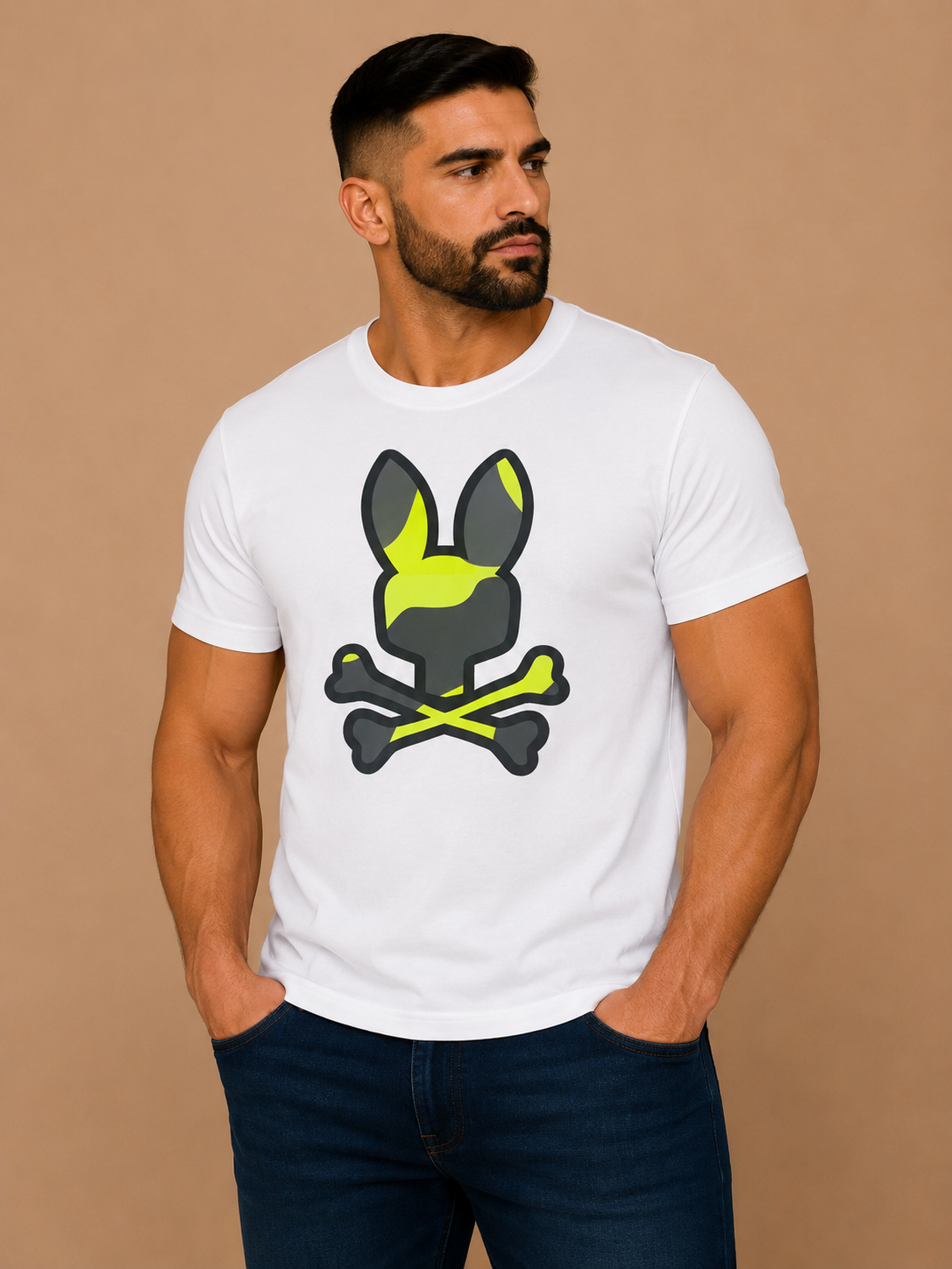 Playera caballero Grande PYHS@ BUNNY