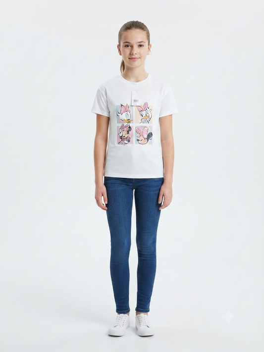 Blusa niña minie y patita