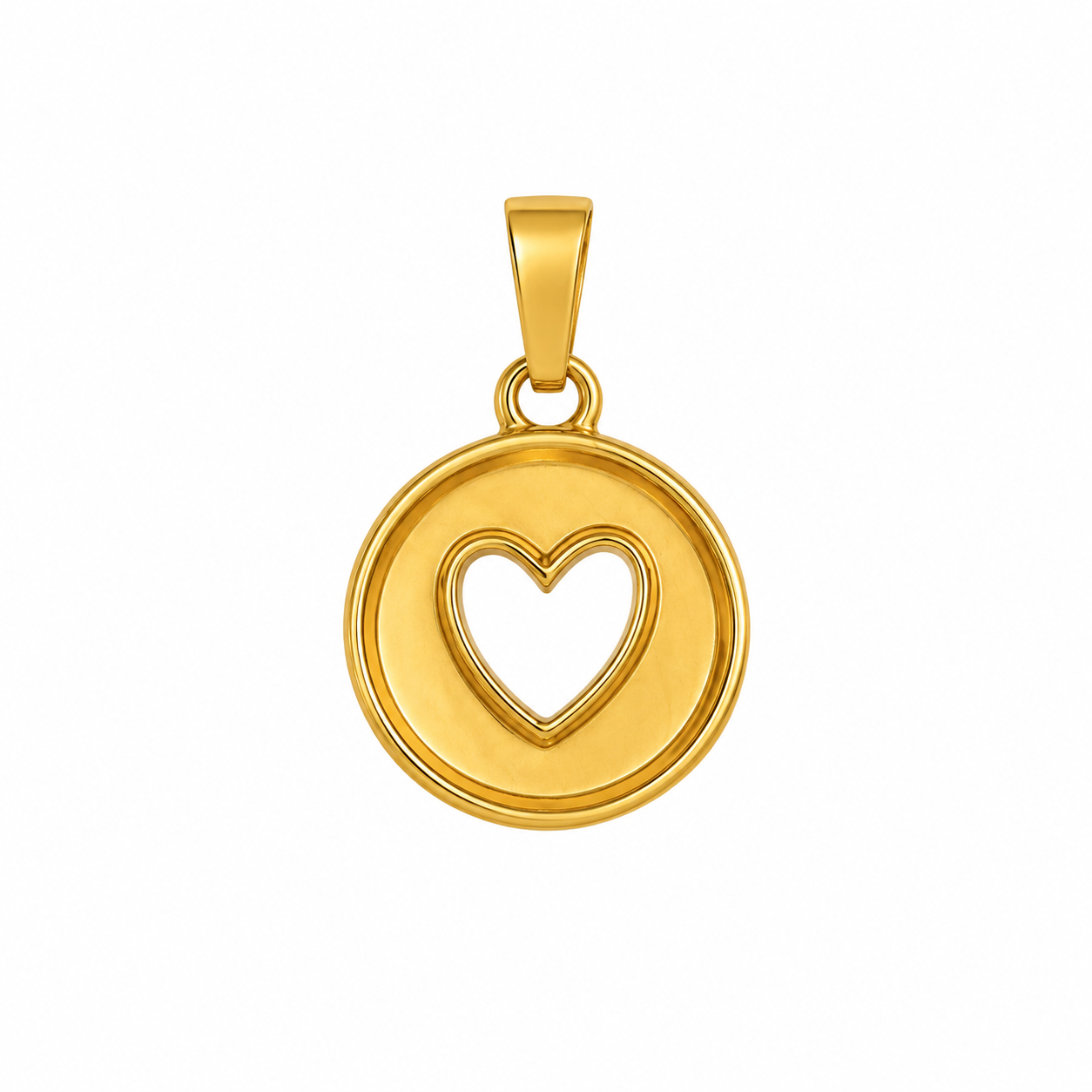 Collar accesorio Dama Corazón Dorado